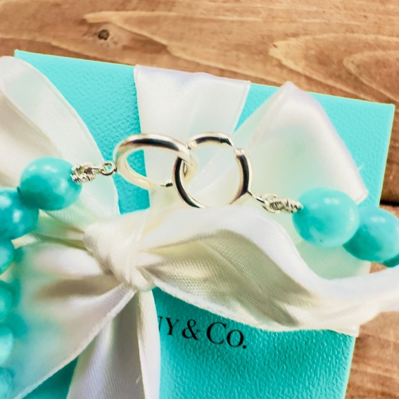 ❤️TIFFANY & CO Amazonite Bead Strand Necklace❤️ - Picture 8 of 8